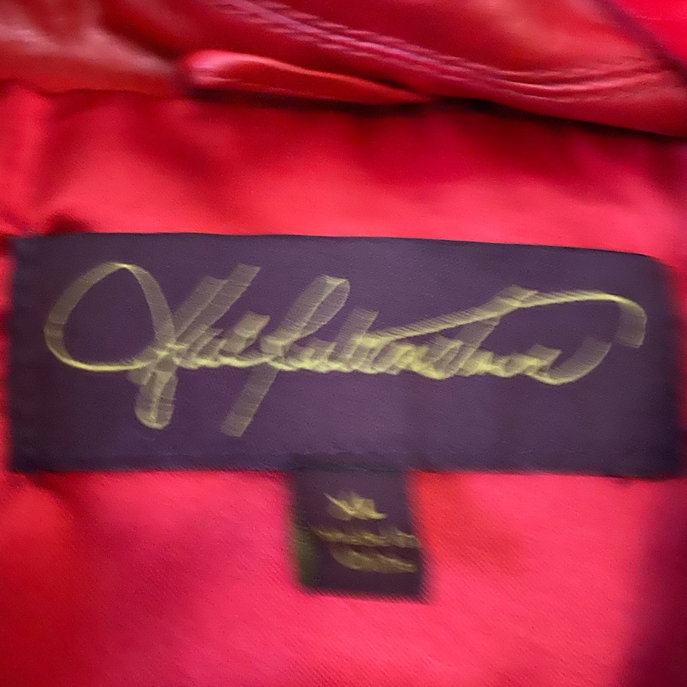 Hal Rubenstein Red Leather Jacket - image 2